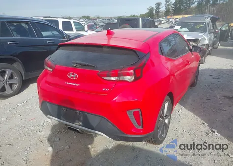 2019 Hyundai Veloster Premium z USA, uszkodzony, nr VIN KMHTG6AFXKU003770